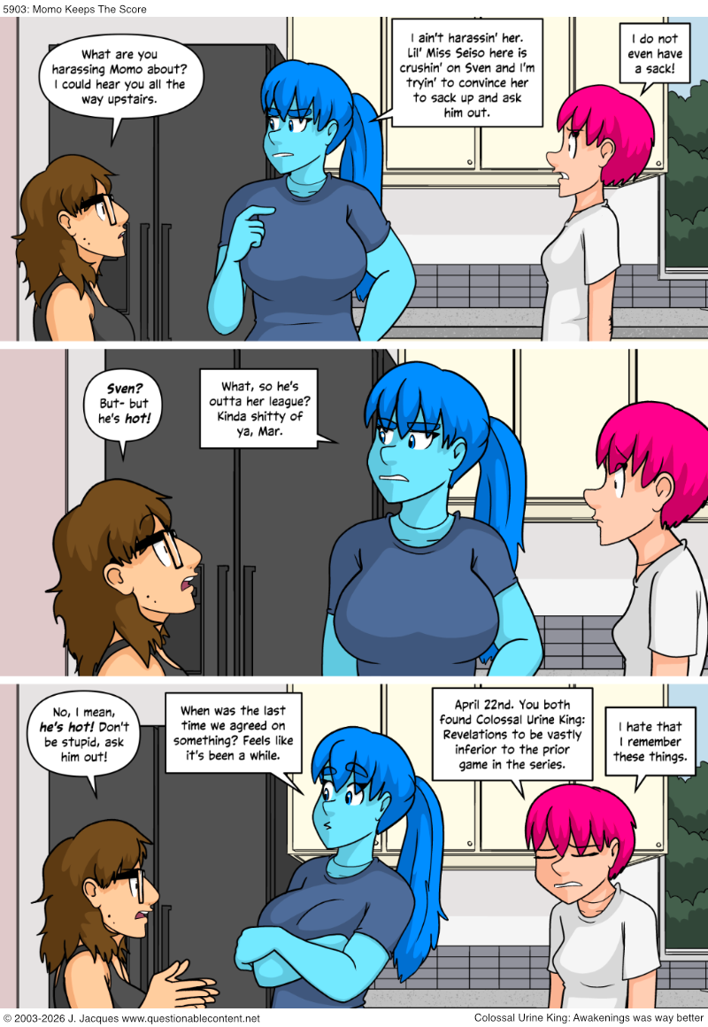 5903: Momo Keeps The Score